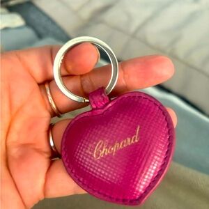 Chopard leather keychain perfect